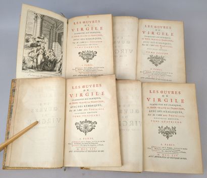 VIRGILE. Les OEuvres. Traduites en français,...