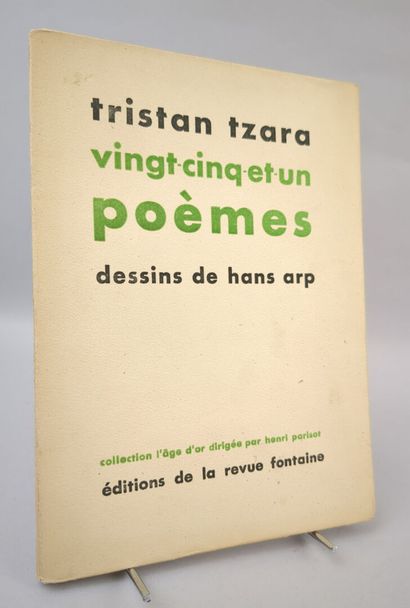 TZARA (Tristan). Vingt-cinq et un poèmes....