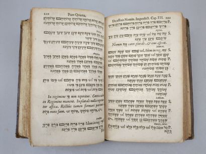 MAYR (Georges) Institutiones Linguae Hebraicae,...
