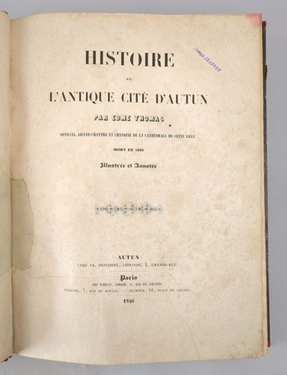 [Bourgogne] [Saône et Loire] THOMAS (Edme)....
