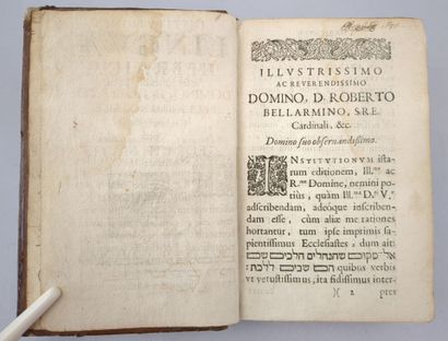 MAYR (Georges) Institutiones Linguae Hebraicae,...