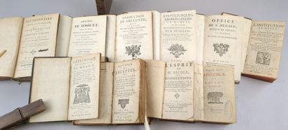 11 volumes reliés du XVIIe, XVIIIe ou du...