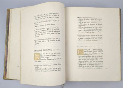 [SUARÈS (André)]. Amour. Poëme de Félix Bangor....