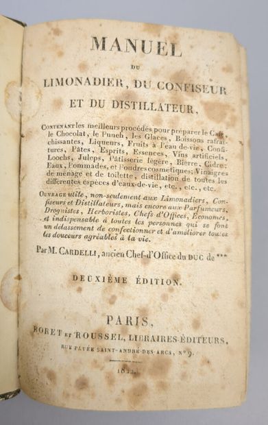 CARDELLI (pseudonyme de DUVAL, Henri-Louis-Nicolas)....