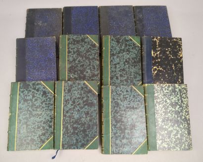 [Littérature] 12 volumes in-12 reliés du...