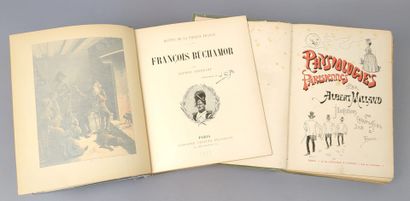 [JOB]. Réunion de 2 volumes illustrés par...