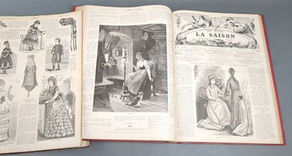[Mode]. LA SAISON, journal illustré des Dames....