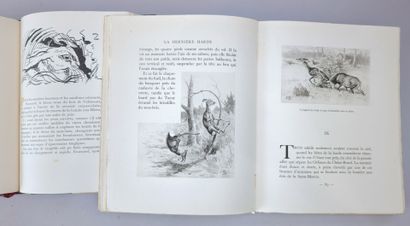 [Chasse]. Réunion de 2 romans in-8 illustrés:

1/...