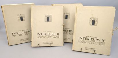 Léon MOUSSINAC Intérieurs I à IV (complet)....