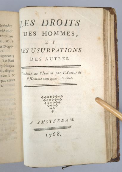 [VOLTAIRE] [COYER (Abbé)]. Ensemble 5 de...