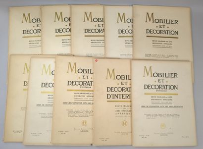 MOBILIER ET DÉCORATION D'INTÉRIEUR. Revue...