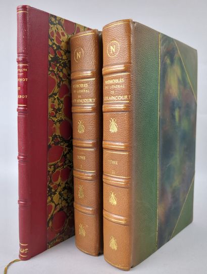 [Empire] 2 textes en 3 volumes in-8 reliés:

1/...
