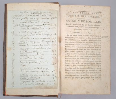 [Portalis] [Organisation des cultes] [Concordat]...