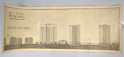 [Architecture] DESCAMPS (Henri). Réunion...