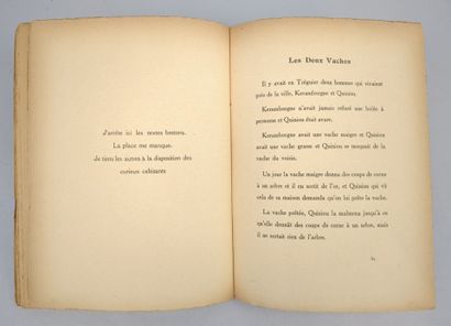 JACOB (Max). La Côte. Recueil de chants celtiques...
