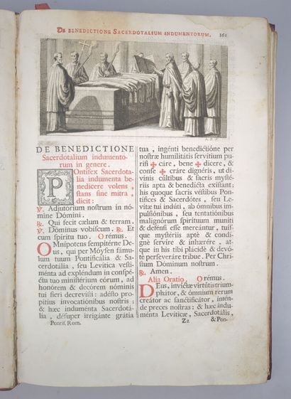 [Reliure aux armes]. Pontificale romanum...