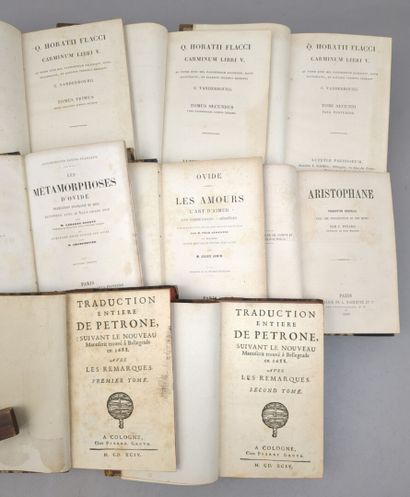 [Auteurs latins] 7 volumesreliés (accds):

1/...