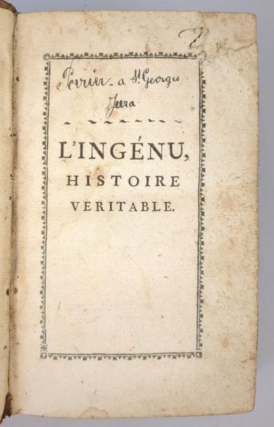 [VOLTAIRE] [COYER (Abbé)]. Ensemble 5 de...