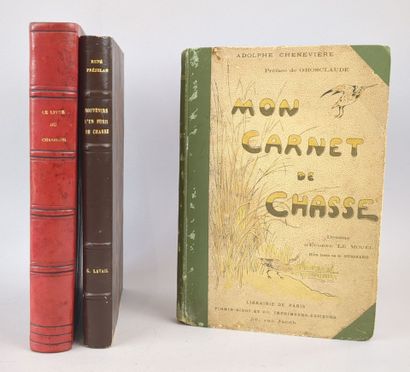 [Chasse] 3 volumes in-8 reliés:

1/ DIGUET...