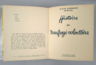 SAMIVEL et BOMBARD (Alain). Histoire du naufragé...
