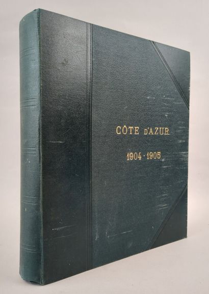 [Photographie] Côte d'azur - 1904-1905. Album...