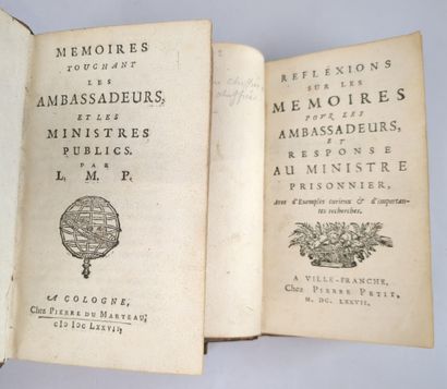 [WICQUEFORT, Abraham de]. Mémoires touchant...