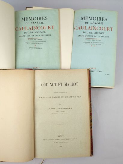 [Empire] 2 textes en 3 volumes in-8 reliés:

1/...