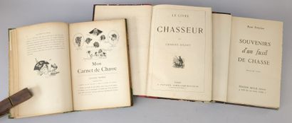[Chasse] 3 volumes in-8 reliés:

1/ DIGUET...