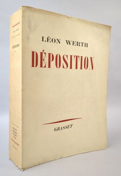 [Seconde guerre mondiale] WERTH (Léon). Déposition....