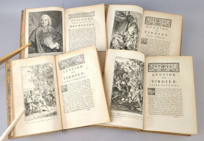 VIRGILE. Les OEuvres. Traduites en français,...