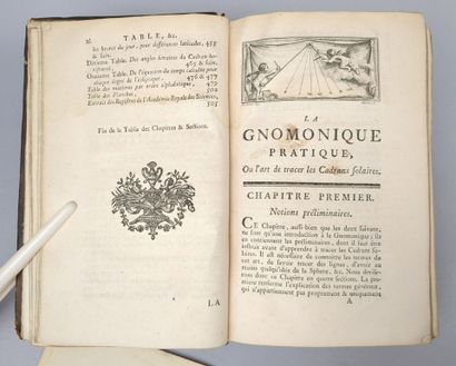 BEDOS DE CELLE (François). La gnomonique...