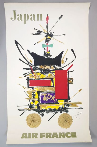 Georges MATHIEU (1921-2012) Air France -...
