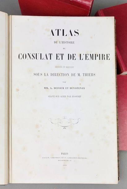 THIERS (Adolphe). Histoire du Consulat et...