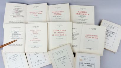 SADE (D.A.F. de). 15 volumes in-12 des Oeuvres...