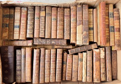 Un lot de 43 volumes in-12 ou in-8 reliés...
