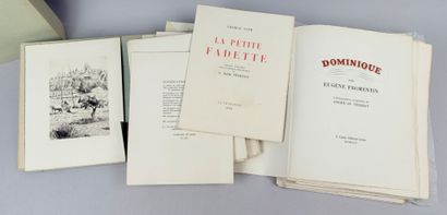 FROMENTIN (Eugène). Dominique. Lithographies...