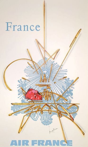 Georges MATHIEU (1921-2012) Air France -...
