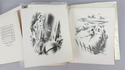 FROMENTIN (Eugène). Dominique. Lithographies...