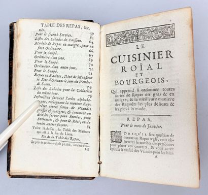 [MASSIALOT (François)]. Le Cuisinier roïal...