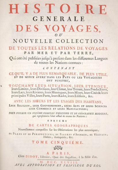[Reliure aux armes] PRÉVOST (Antoine François)....