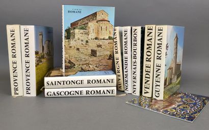 Editions Zodiaque. Un ensemble de 10 volumes...