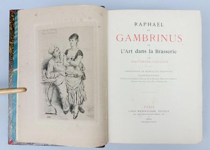 GRAND-CARTERET (John). Raphaël et Gambrinus...