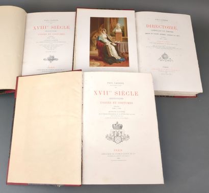 LACROIX (Paul). Réunion de 3 volumes in-4,...