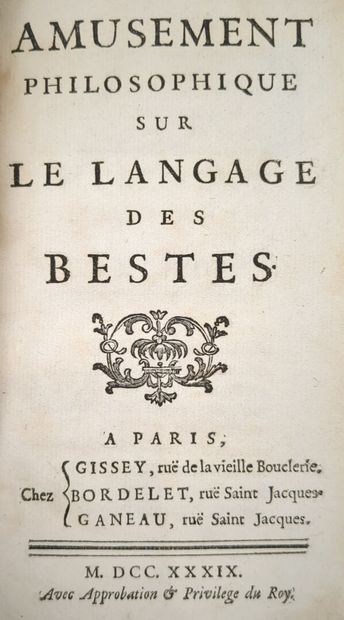 [BOUGEANT, Guillaume-Hyacinthe]. Amusement...