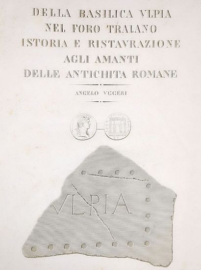 [Italie] [Rome] UGGERI (Angelo). Della basilica...