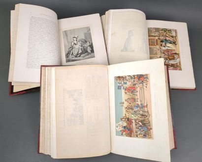 LACROIX (Paul). Réunion de 3 volumes in-4,...
