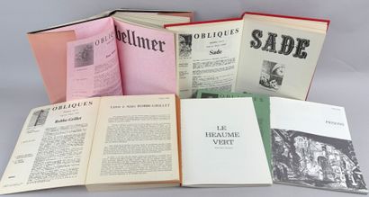 OBLIQUES. 5 volumes brochés ou reliés:

1/...