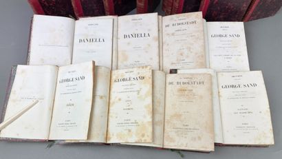 SAND (George). Oeuvres diverses. 19 volumes...