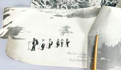 [Alpinisme] [Alpes] [Haute-Savoie]. Ascension...