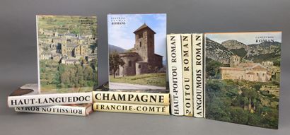 Editions Zodiaque. Un ensemble de 10 volumes...